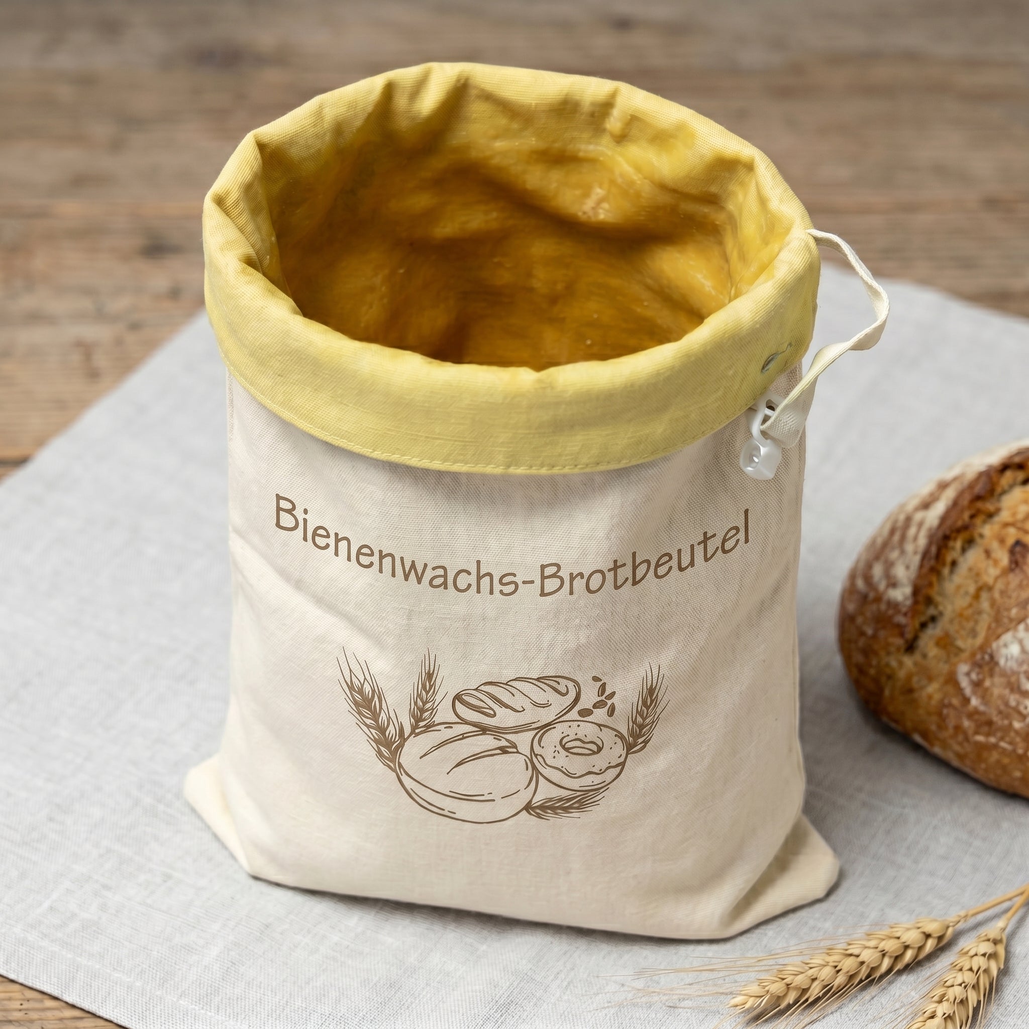 PRACTS Bienenwachs-Brotbeutel