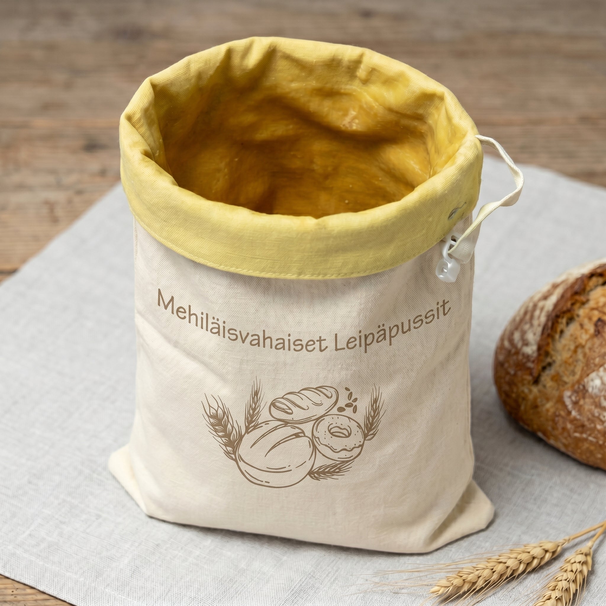 PRACTS Mehiläisvahaiset Leipäpussit