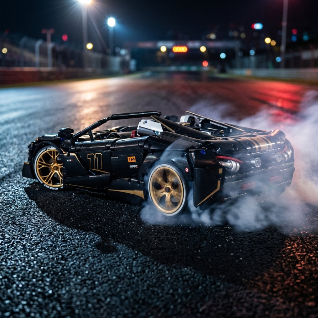 Supercar radiocommandée PRACTS Velocity 720S | 3658 pièces-FR
