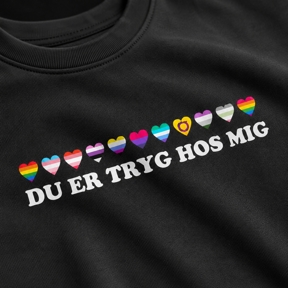 PRACTS Ligestilling, Menneskerettigheder & Du er Tryg Hos Mig T-shirt