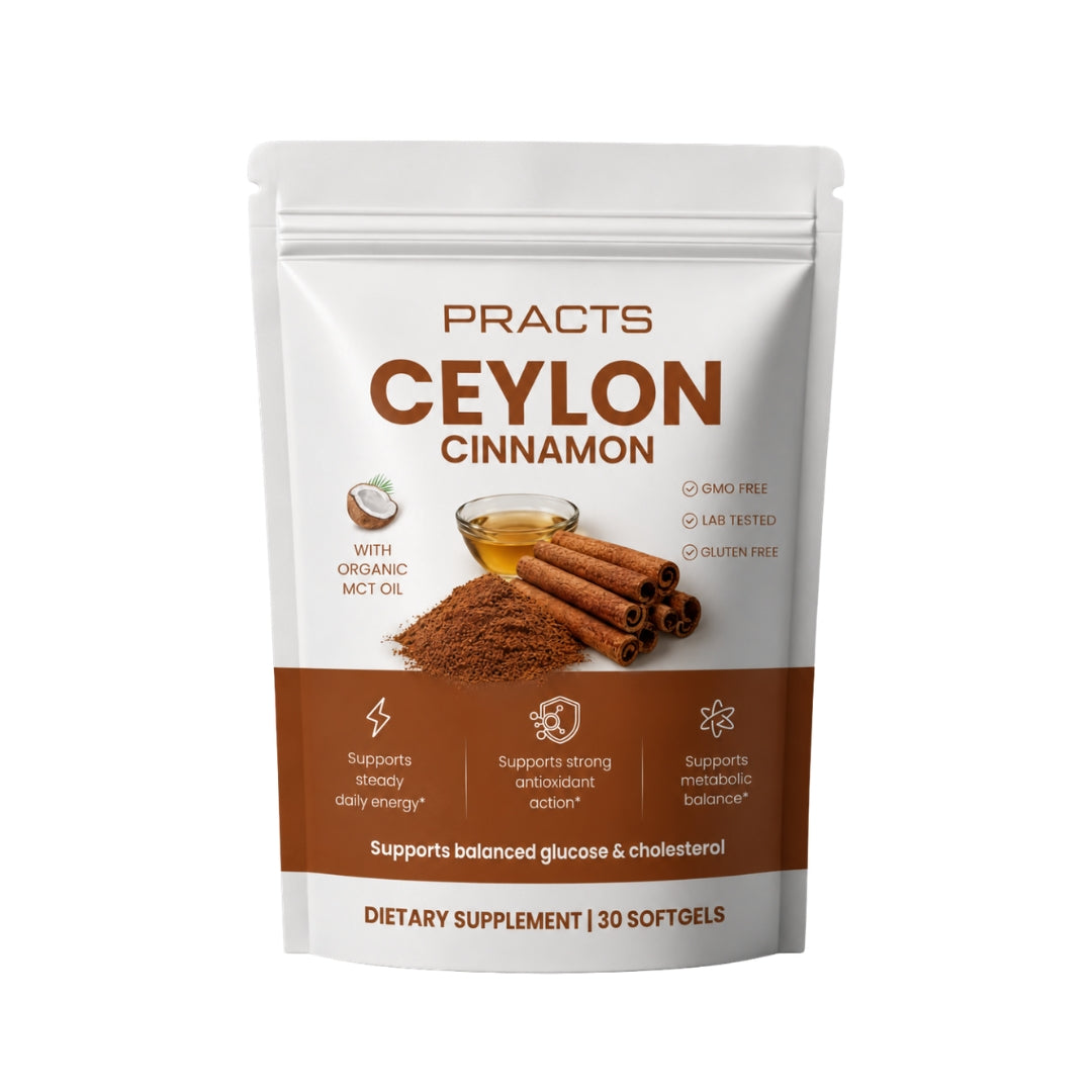 PRACTS Ceylon Cinnamon equivalent to 7,200 mg with MCT Oil US